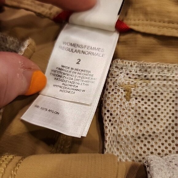 The North Face Women's Size 2 Shorts Khaki Tan - Picture 6 of 8
